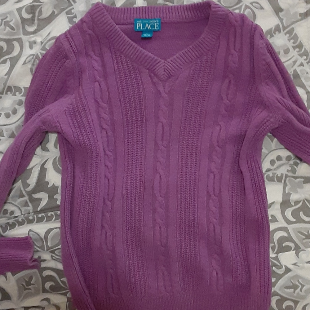 Purple children's place sweater